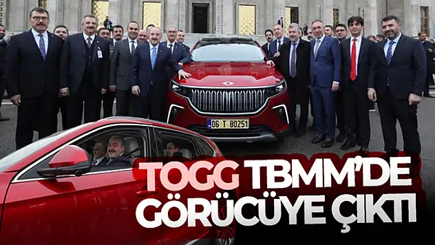 TOGG TBMM'de görücüye çıktı