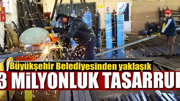 Van Büyükşehir Belediyesinden yaklaşık 3 milyonluk tasarruf 