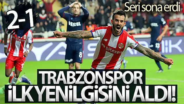 Trabzonspor ilk yenilgisini aldı!