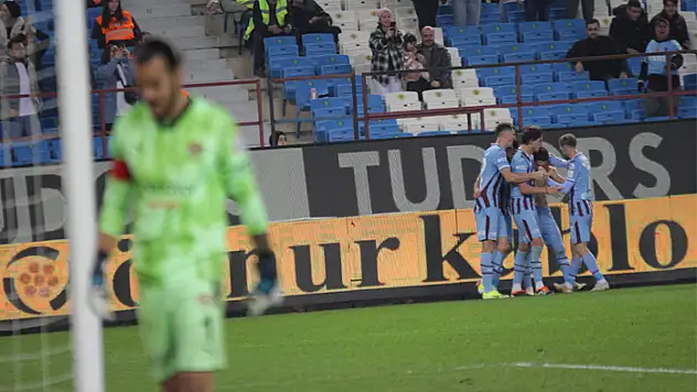 Trabzonspor sahasında kazandı