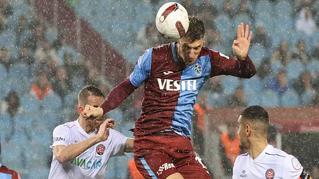 Trabzonspor sahasında kazandı