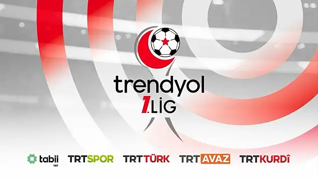 Trendyol 1. Lig'de Süper Lig bileti ve kümede kalma mücadelesi TRT ekranlarında