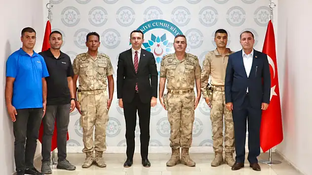 Tuğgeneral Avkıran'dan Kaymakam Bakan'a ziyaret