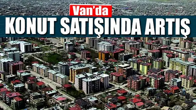 Van'da konut satışında artış 