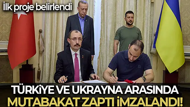 Türkiye ve Ukrayna arasında Altyapı İyileştirmeye İlişkin Mutabakat Zaptı imzalandı