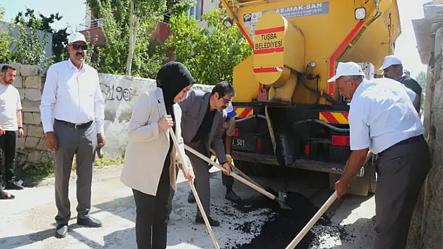 Tuşba Belediyesi mahalle yollarını yeniliyor