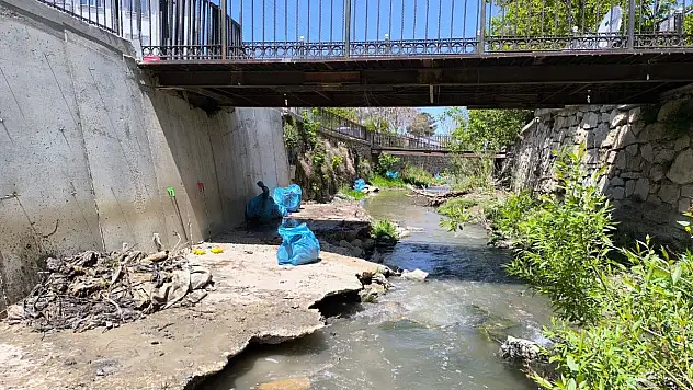 Tuşba'da inci kefali için göç yolu temizliği