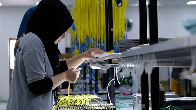 Ücretli çalışan sayısı yıllık yüzde 1,1 arttı