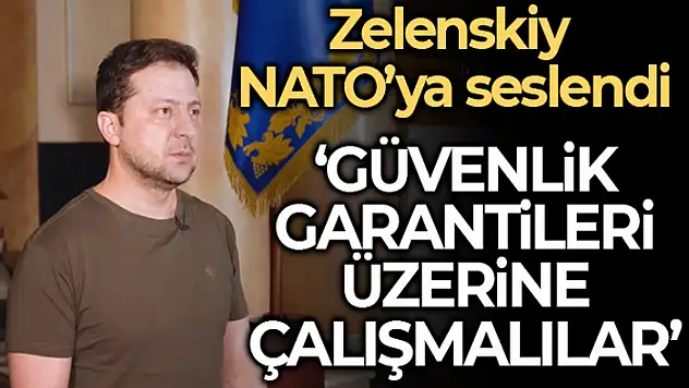 Ukrayna Devlet Başkanı Zelenskiy NATO'ya seslendi