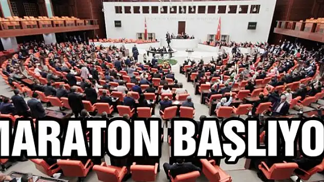 Meclis'te bütçe maratonu başlıyor