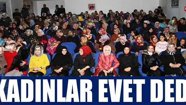 Küresünni kadınlar referanduma 'evet' dedi