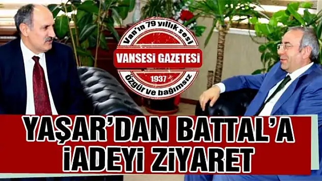 Genel Sekreter Yaşar'dan Rektör Battal'a ziyaret