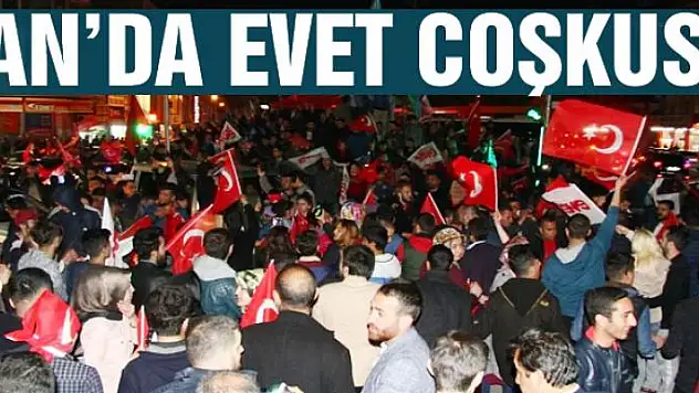 Van'da 'Evet' coşkusu