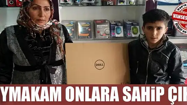 Güneşe çıkamayan kardeşlere kaymakam sahip çıktı
