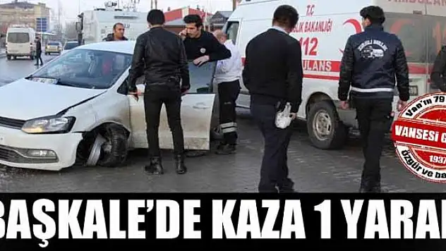 Başkale'de trafik kazası: 1 yaralı