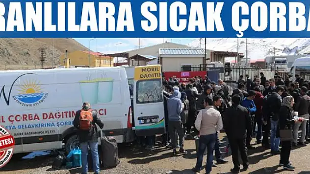 İranlı turistlere sıcak çorba 