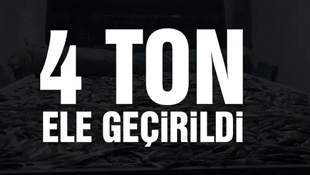 4 ton ele geçirildi