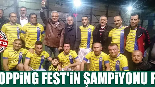 SHOPPİNG FEST'İN ŞAMPİYONU PTT