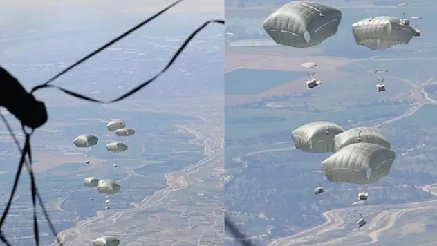 Ürdün, Gazze'ye havadan yardım paketleri bıraktı