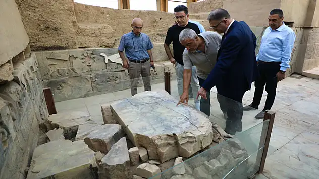 Vali Balcı, Ayanis Kalesi kazı ekibini ziyaret etti