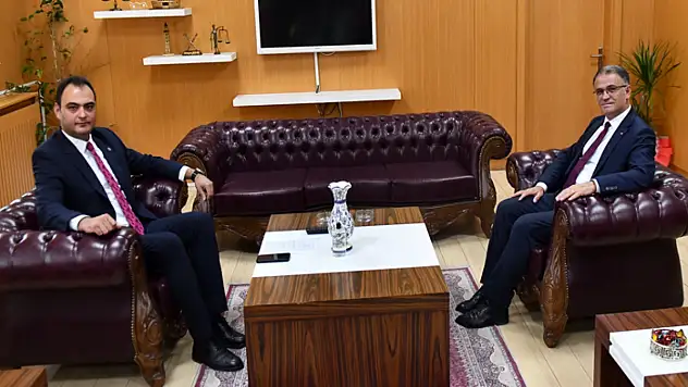 Vali Balcı'dan Adalet Komisyonu Başkanı Gedik'e ziyaret