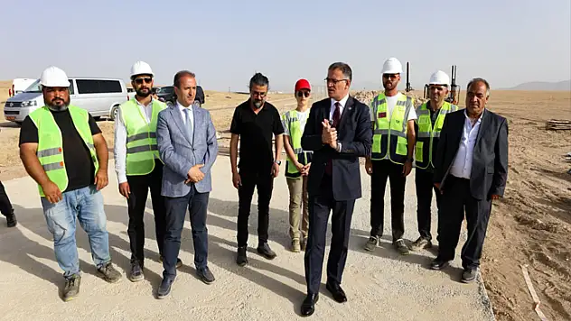 Vali Balcı, GES alanında incelemelerde bulundu