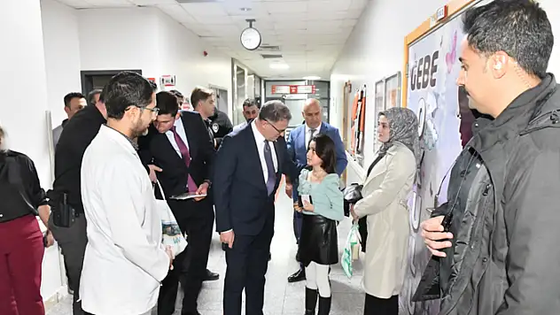 Vali Balcı, hastaları ziyaret etti