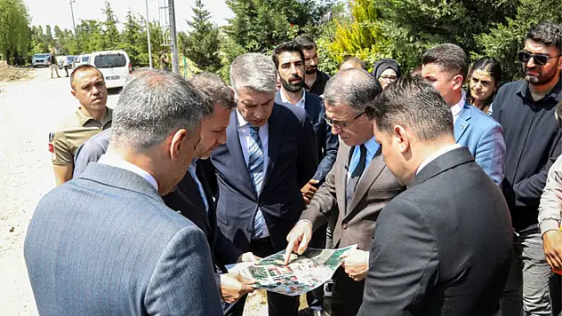Vali Balcı, Millet Bahçesi'nde incelemelerde bulundu