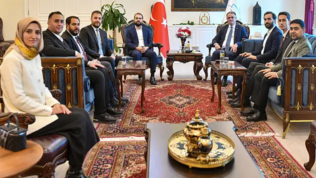 Vali Balcı, TÜGVA heyetini kabul etti