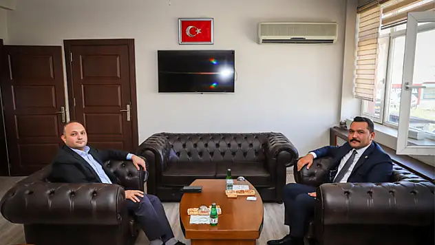 Vali Yardımcısı Göktaş'tan Kaymakam Türkmenoğlu'na ziyaret