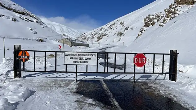 Van-Bahçesaray yolu ulaşıma kapalı