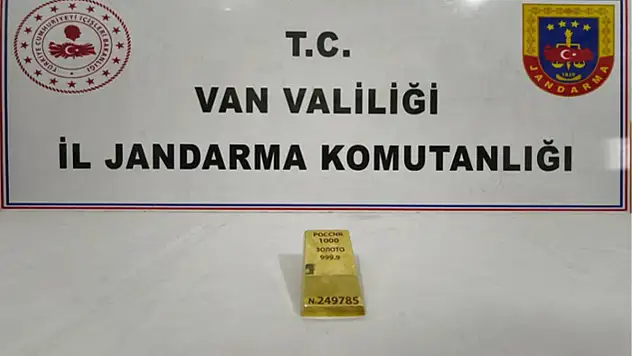 Van'da 1 kiloluk kültçe altın ele geçirildi