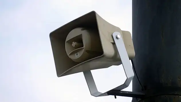 Van'da 10 Kasım öncesi siren sistemi test edilecek