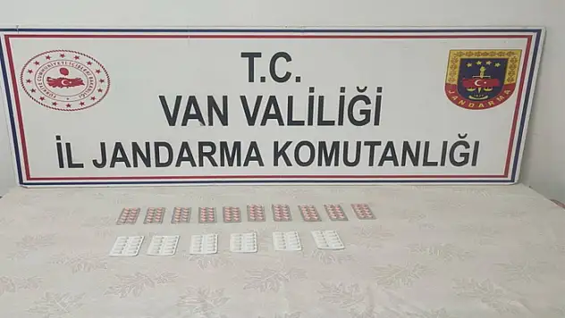 Van'da 160 adet uyuşturucu hap ele geçirildi