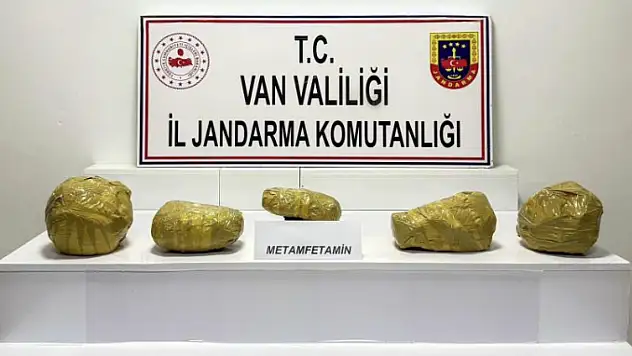 Van'da 21 kilo metamfetamin ele geçirildi