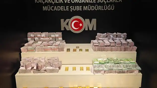 Van'da 66 kilo altın ve suç geliri yüklü miktarda para ele geçirildi