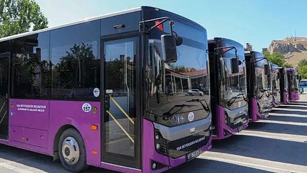 Van'da bayramda ücretsiz ulaşım hizmeti