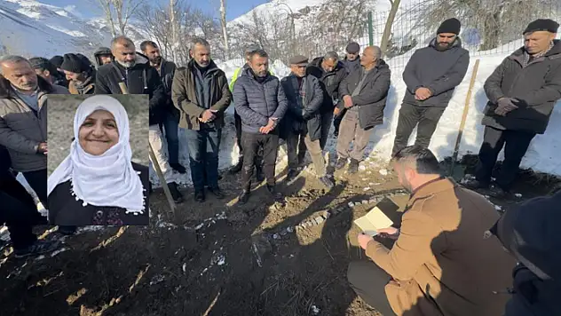 Van'da çığ felaketinde hayatını kaybeden kadın son yolculuğuna uğurlandı