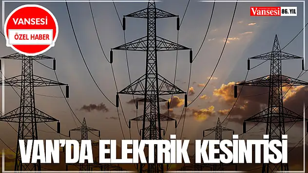 Van'da elektrik kesintisi