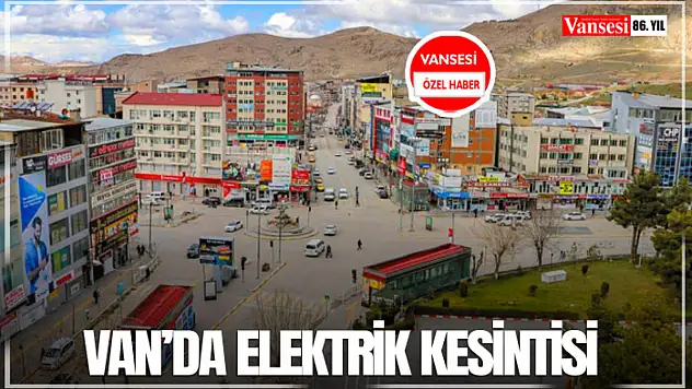 Van'da elektrik kesintisi