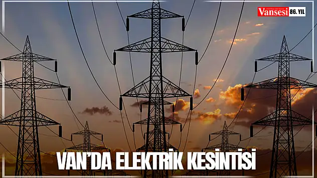 Van'da elektrik kesintisi