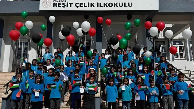 Van'da Filistin için anlamlı etkinlikler sürüyor