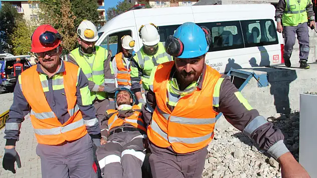 Van'da gerçeği aratmayan tatbikat