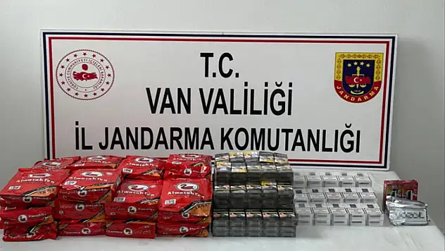 Van'da gümrük kaçağı malzemeler ele geçirildi