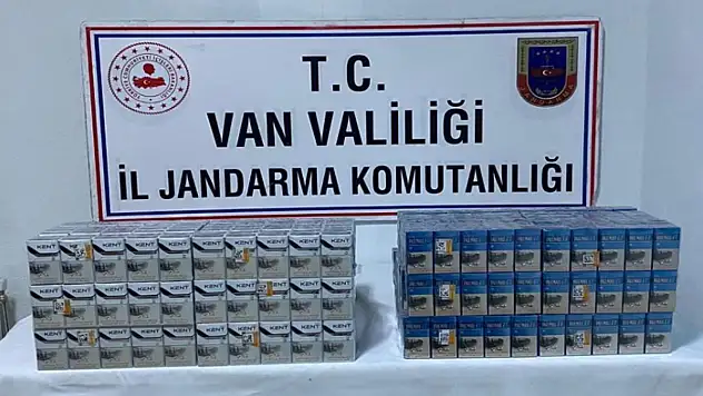 Van'da gümrük kaçağı sigara ve malzeme ele geçirildi