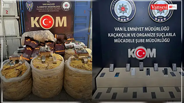Van'da gümrük kaçakçılığı operasyonu