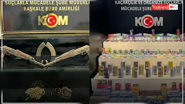 Van'da gümrük kaçakçılığı operasyonu