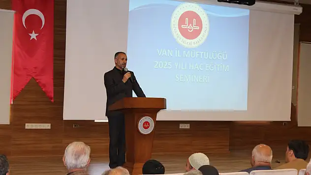 Van'da hacı adaylarına eğitim semineri