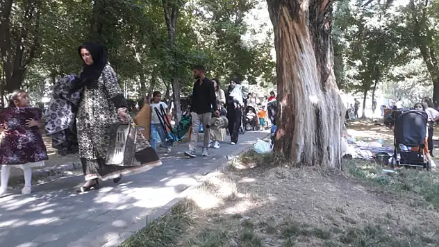 Van'da hafta sonu piknik yoğunluğu