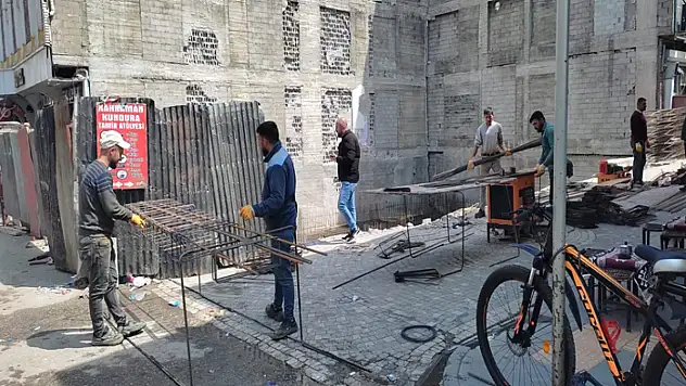 Van'da inşaat sezonu hız kazandı